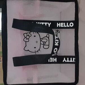Hello Kitty Mesh Makeup/Cosmetic Bag